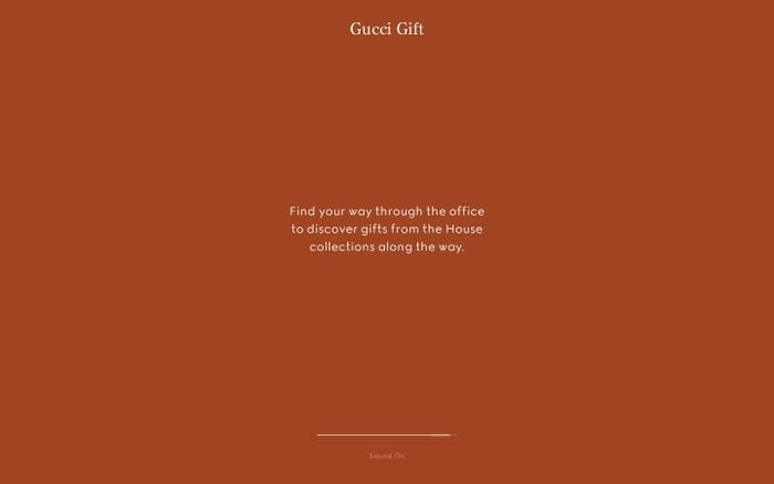 Gucci Gift website preview