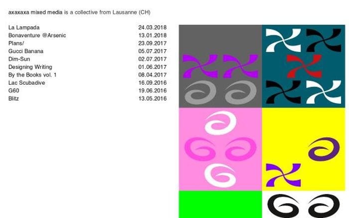 Axaxaxa website preview