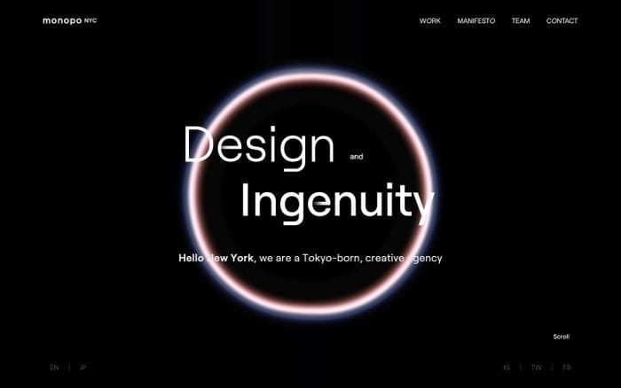 Monopo website preview