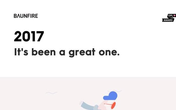 Baunfire website preview
