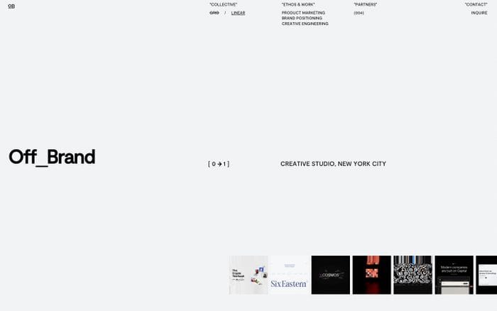 Off-Brand website preview