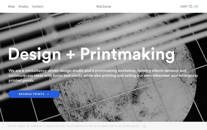 Stellavie website preview