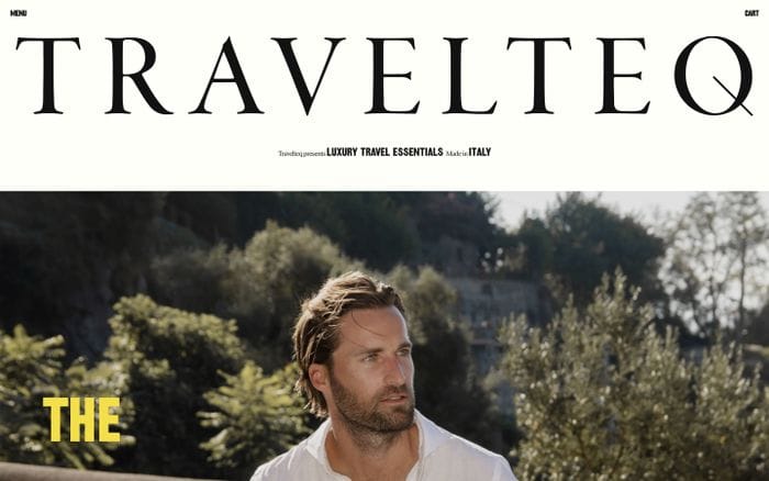 Travelteq website preview