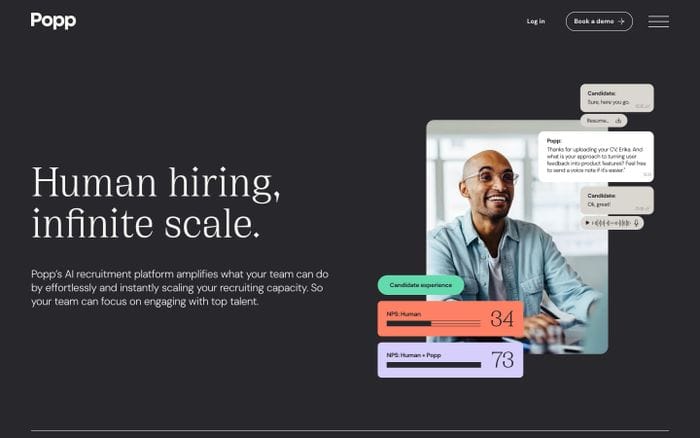 Popp website preview