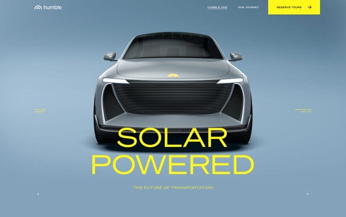Humble Motors website preview