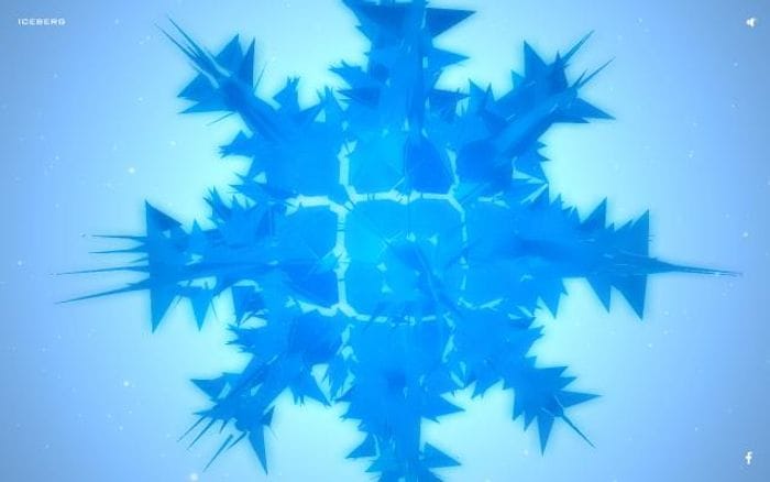 Icebergxmas website preview