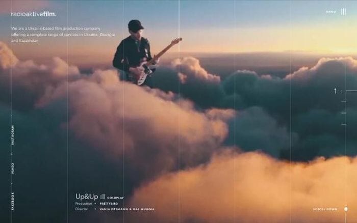 Radioaktivefilm website preview