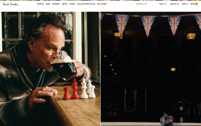 Paul Smith website preview