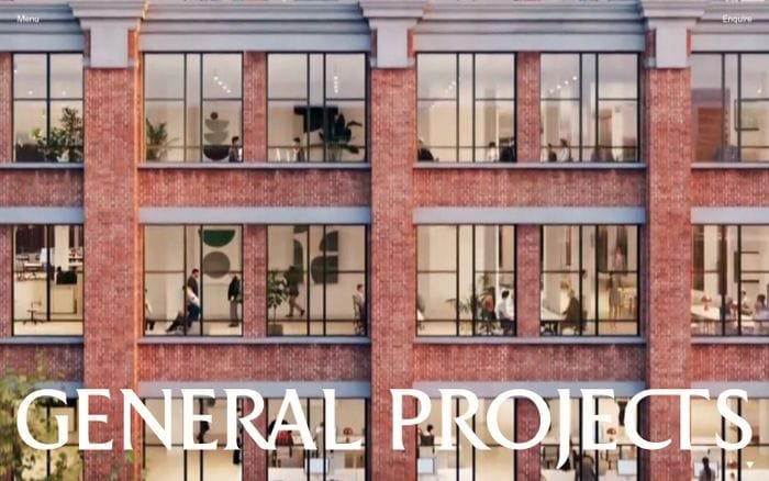 General Projects website preview