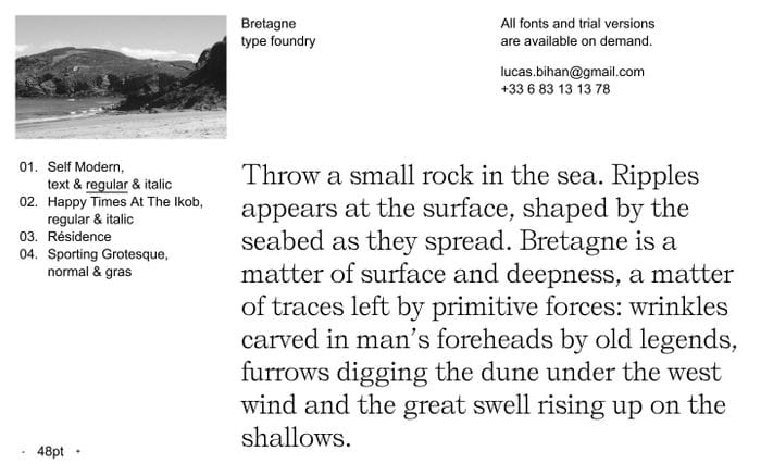 Bretagne website preview