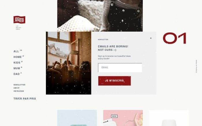 Gifuto website preview