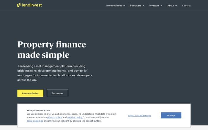 LendInvest website preview