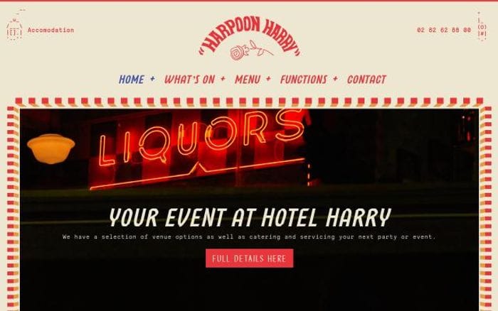 Hotelharry website preview