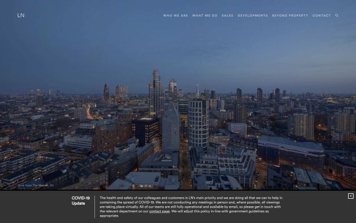 Londonewcastle website preview