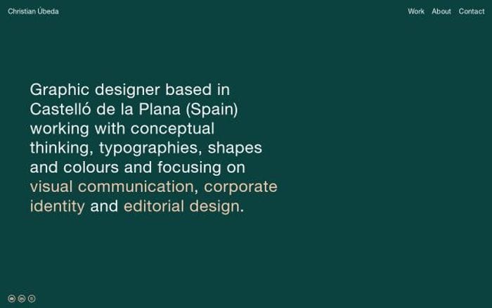 Christianubeda website preview