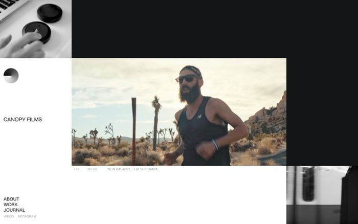 Canopy Films website preview