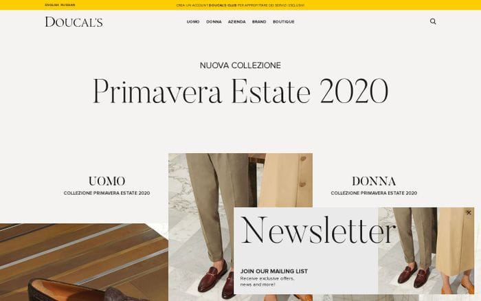 SCARPE ARTIGIANALI DI LUSSO UOMO E DONNA MADE IN ITALY | DOUCAL’S website preview