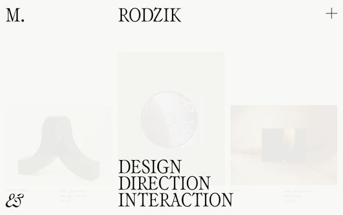 M.Rodzik website preview