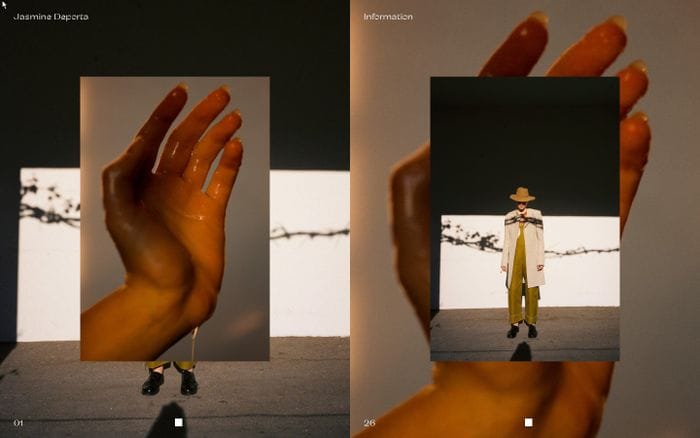 Jasmine Deporta website preview