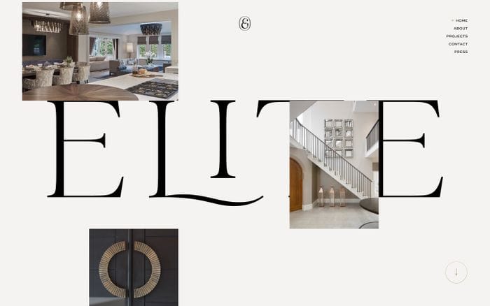 Elite design studio website preview