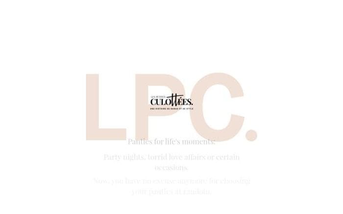 Lespetitesculottees website preview