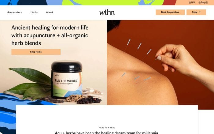 WTHN website preview