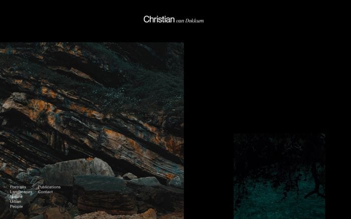 Christian van Dokkum website preview