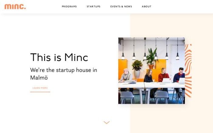 Minc website preview