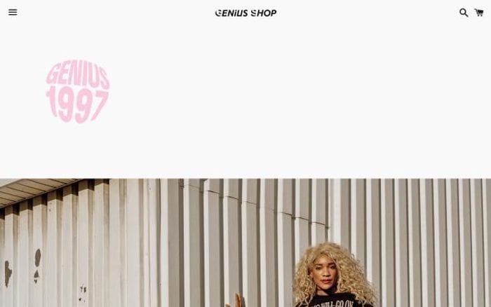 Genius website preview