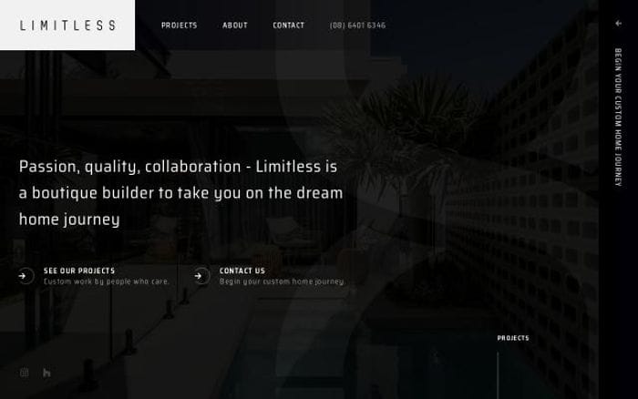 Limitlessbuilding website preview