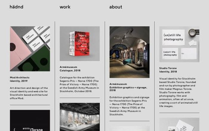 Hadnd website preview