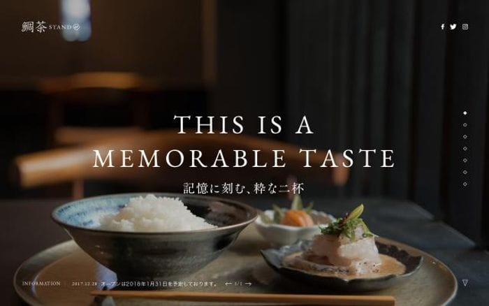 Taicha-stand website preview