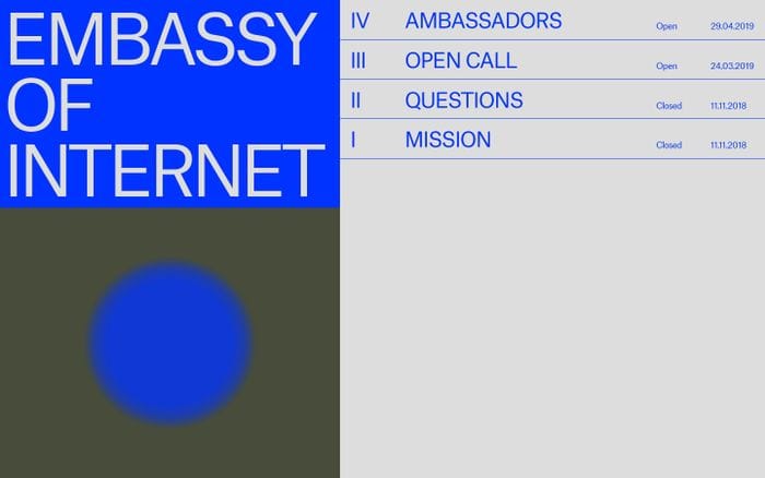 Embassy of Internet website preview