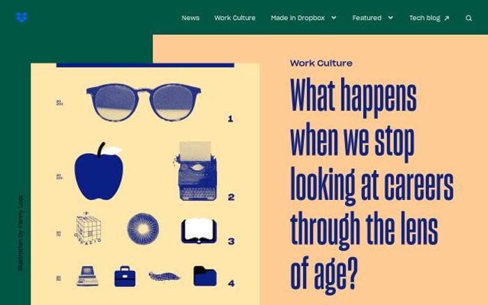 Dropbox website preview