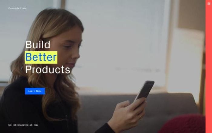 Connectedlab website preview