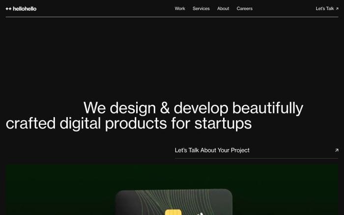 HelloHello website preview