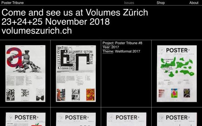Poster-tribune website preview