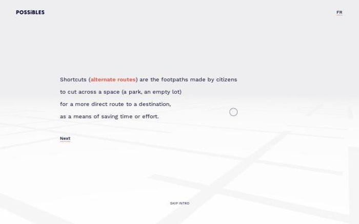 Possibles website preview