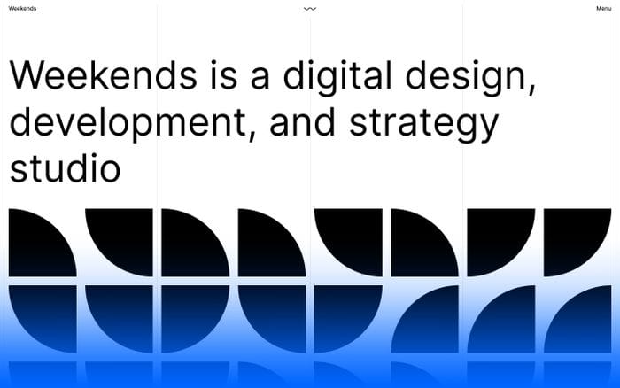 Weekends website preview