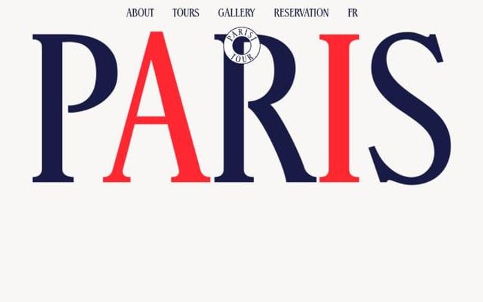 Parisitour website preview