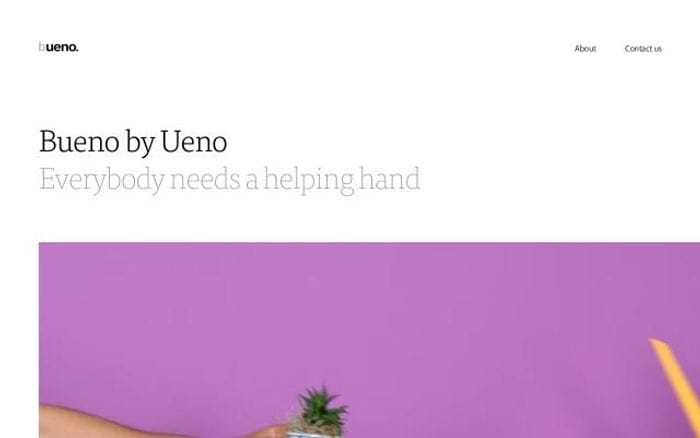 Bueno website preview