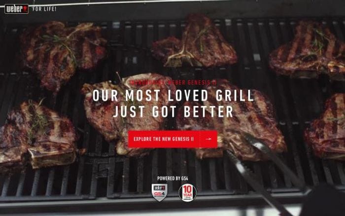 Weber website preview