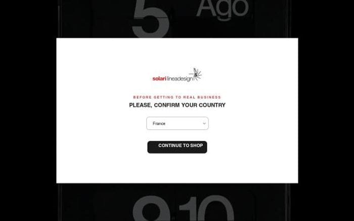 Solarilineadesign website preview