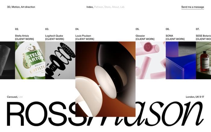 Ross Mason website preview