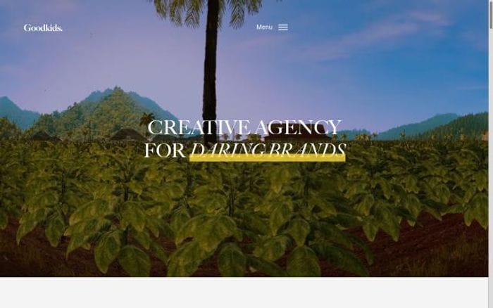 Goodkidsagency website preview