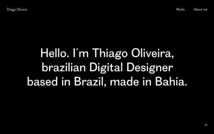 Toliveira website preview