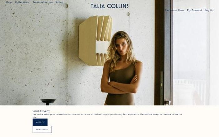 Taliacollins website preview