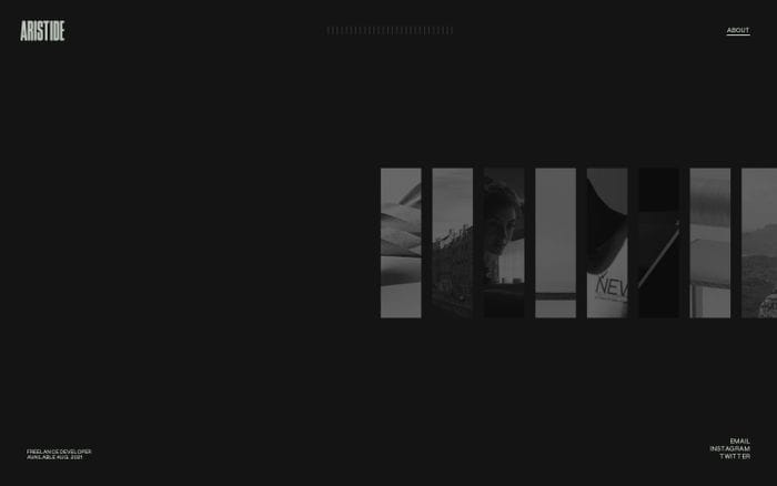 Aristide Benoist website preview