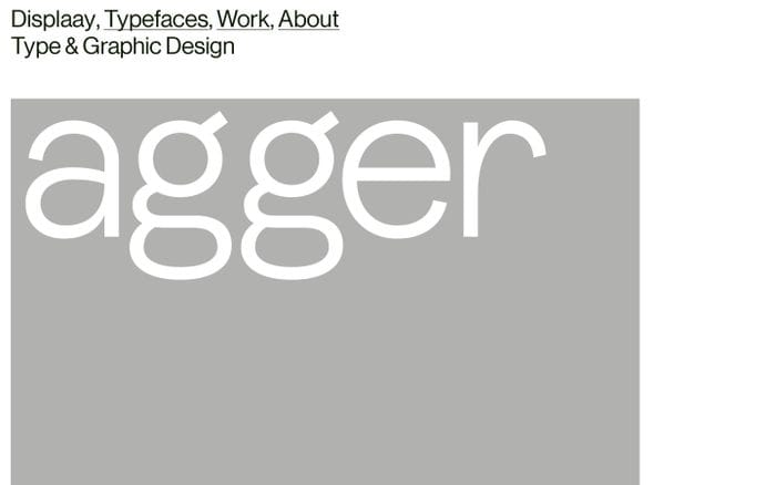 Displaay Type Foundry website preview