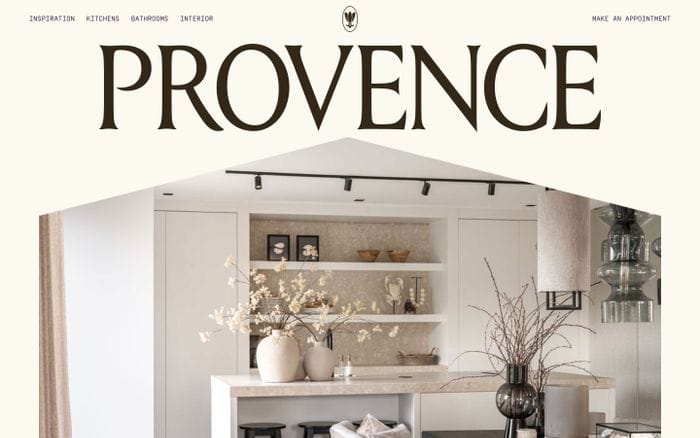 Provence website preview